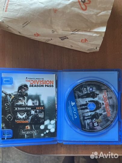 Диски для ps4 TOM Clancy's The Division