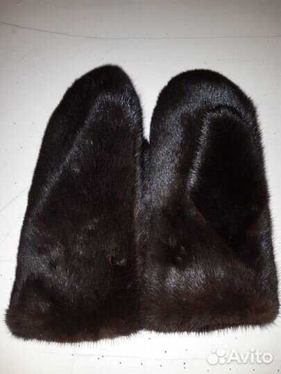 Варежки из норки