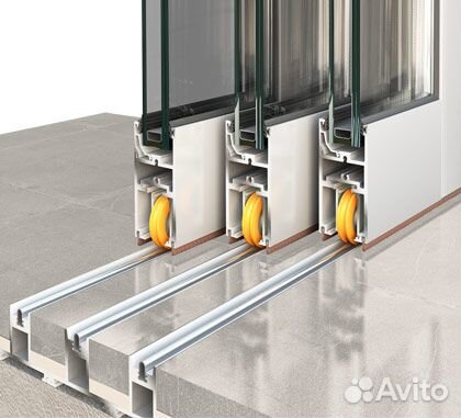 Алюминиевые раздвижные двери для террасы