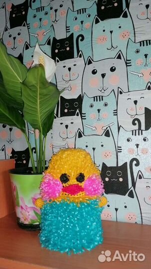 Мочалка игрушка ручной работы