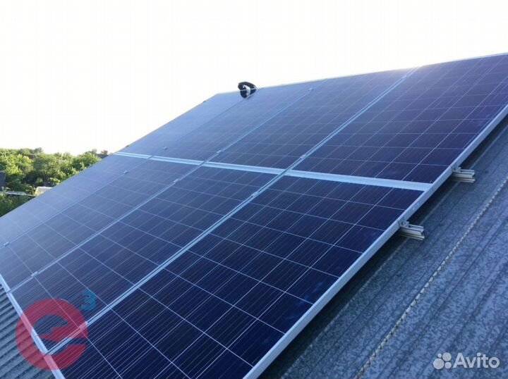 Сетевая солнечная электростанция 3кВт