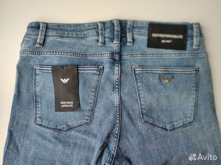 Джинсы Armani летние светлые р. 31-38