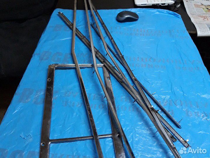 Молдинги консоли газ 14 Чайка