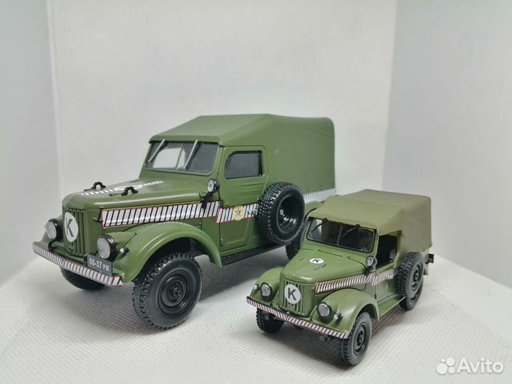 Модель газ-69 «Комендатура» в масштабе 1:24