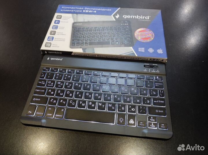 Клавиатура Bluetooth Gembird KBW-4 Новая