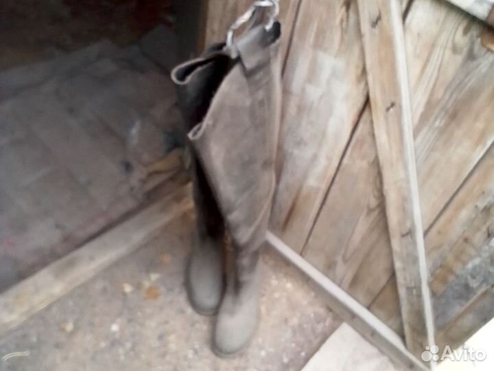 Сапоги резиновые рыбацкие