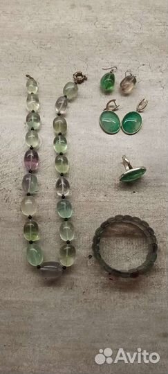 Комплект из флюорита. Подобран вручную
