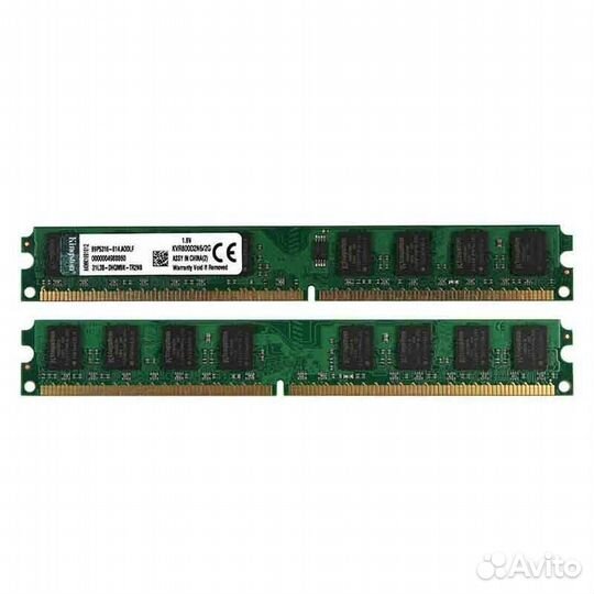 Kingston 2 гб DDR2 для пк (KVR800D2N6/2G)