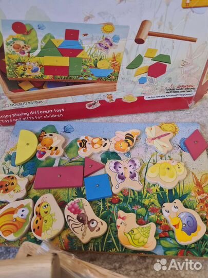Развивающие деревянные игрушки