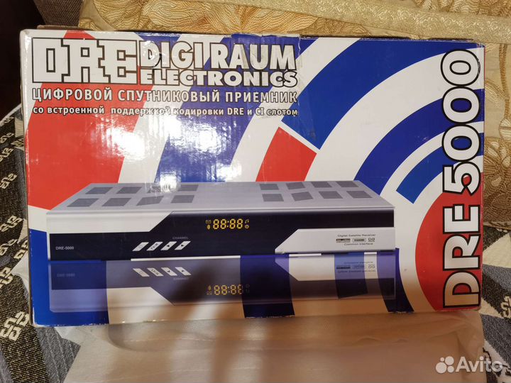 Ресивер DRE 5000 (был триколор) Комплект