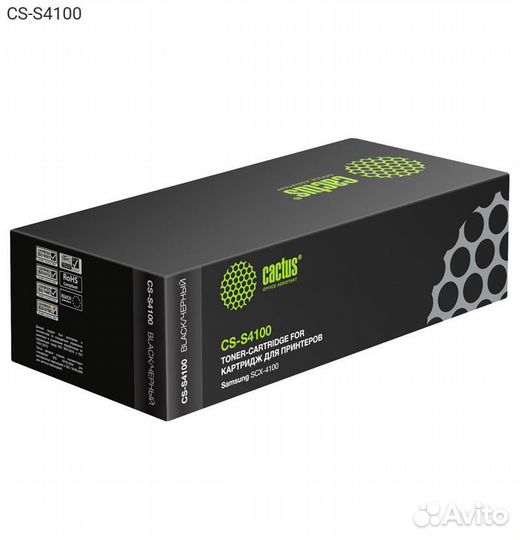 Тонер-картридж cactus SCX-4100D3 Лазерный Черный 3