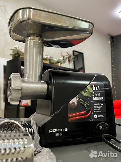 Мясорубка Polaris smart engine 6 в 1