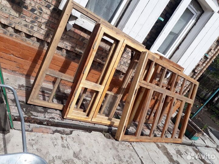 Деревянные оконные рамы новые