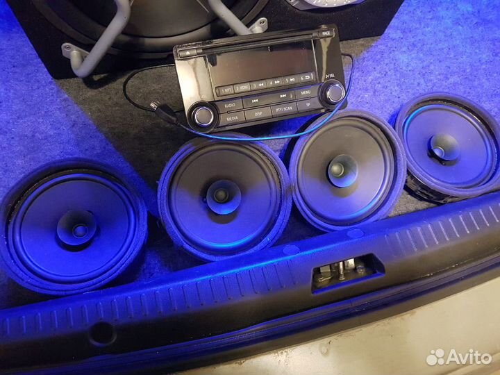 Магнитола колонки рамка Mitsubishi Lancer X, Outle