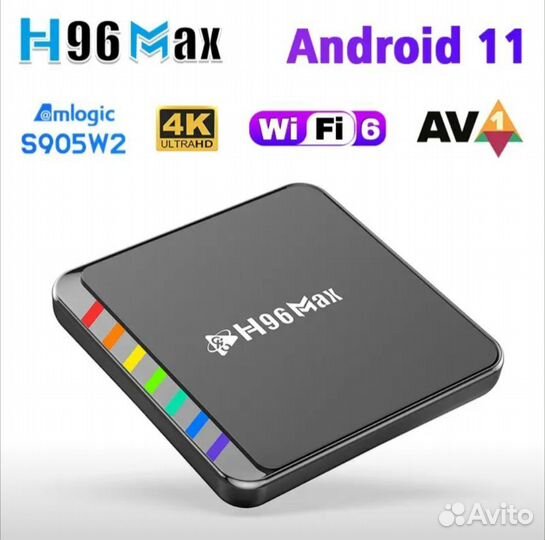 Android tv приставка H96 Max W2