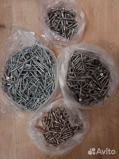 Шурупы 50х4, 40х4, 35х5, 30х5