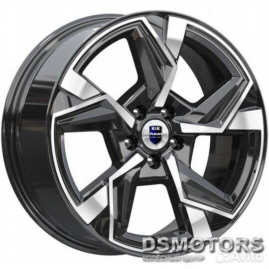 Диски Кайан 7.5/18 5x114.3 ET38 d67.1 алмаз чёрный