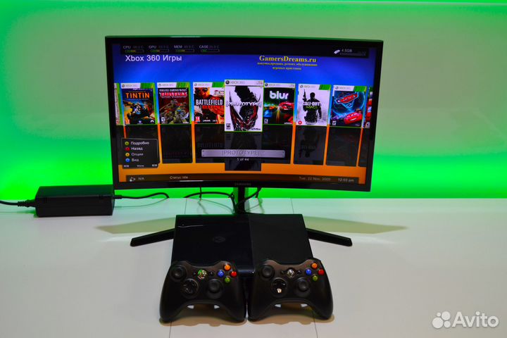 Xbox 360 + 55 Игр (Freeboot) GTA5,FIFA,NHL