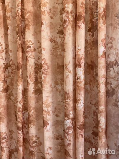 Тюль готовый с принтом