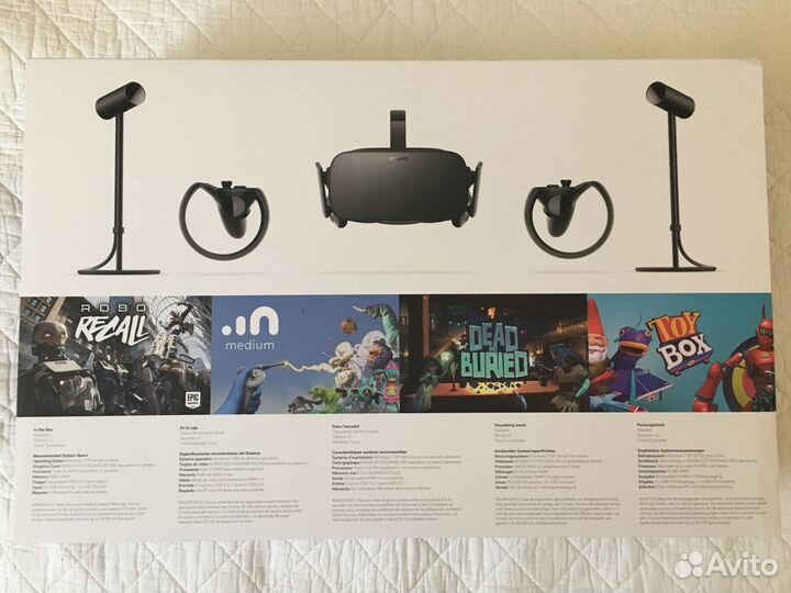 Шлем виртуальной реальности Oculus Rift для пк