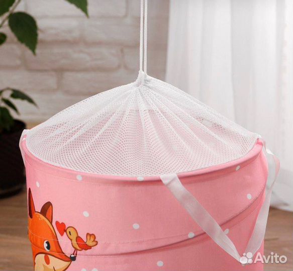 Мешок корзина для хранения белья и игрушек