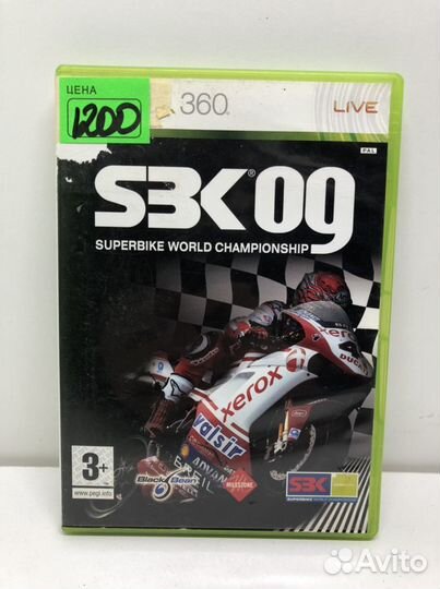 Диск SBK 09 для Xbox 360