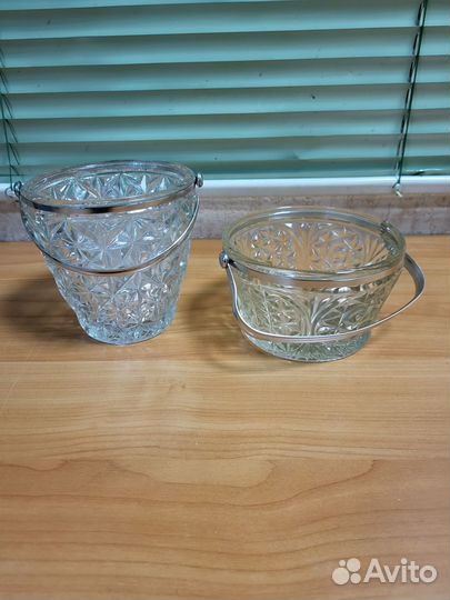 Хрустальные сахарницы СССР