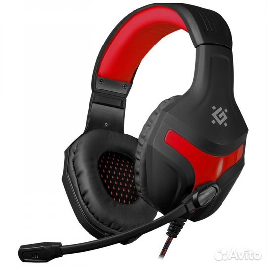 Игровые наушники проводные с микрофоном Defender S