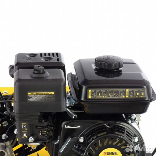 Мотоблок DPT-270 7 л.с ременное сцепление Denzel