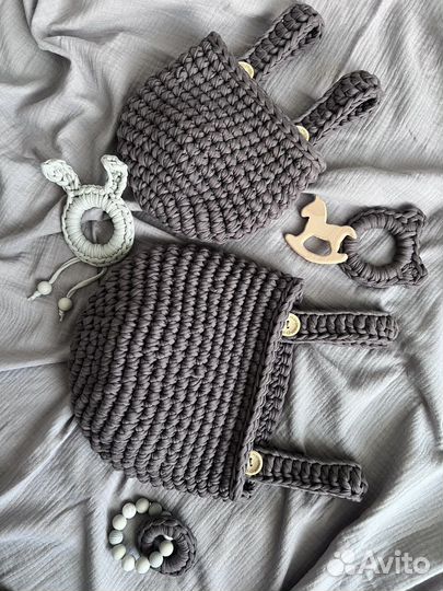 Подвесная корзинка/органайзер для детской кроватки