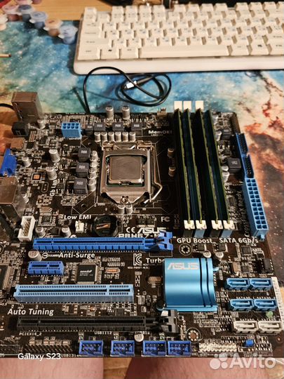 Материнская плата 1155 i5 2400 8gb