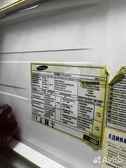 Холодильник samsung rs20nrps