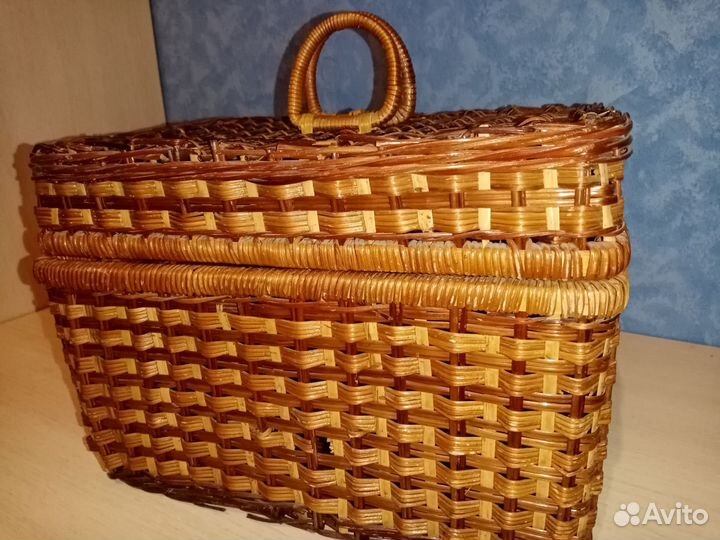 Интерьерные плетенные корзины