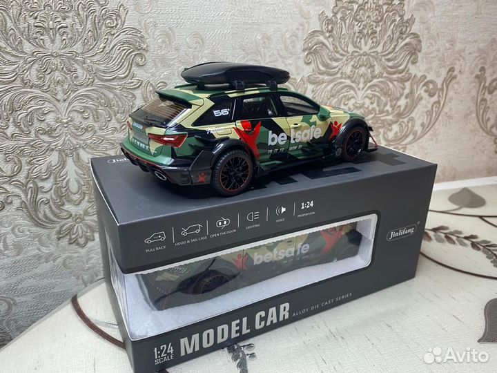 Машинка Ауди Рс 6 в Обвесе / В упаковке