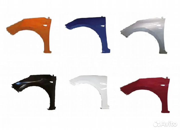 Крыло левое Хендай Солярис 2 2017-2020 все цвета