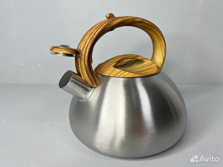 Чайник для плиты со свистком из нержавейки