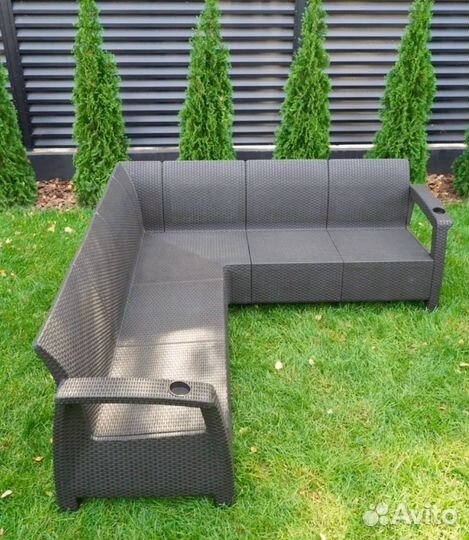 Кресло садовое ротанг плюс