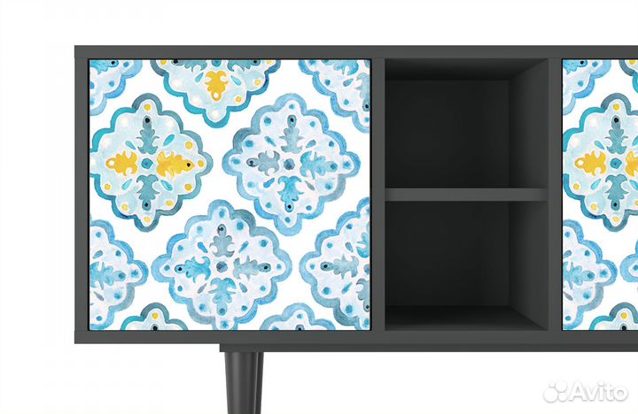 Тв-тумба T5 - Антрацит - Portugese tiles