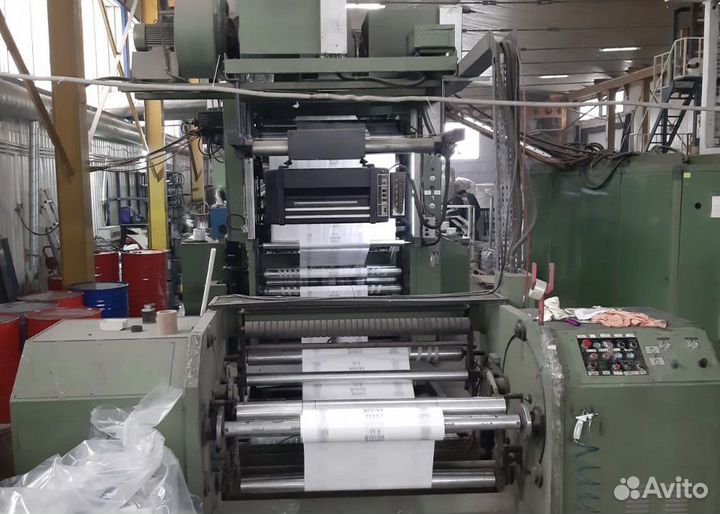 Флексопечать центральный барабан 6 цветов