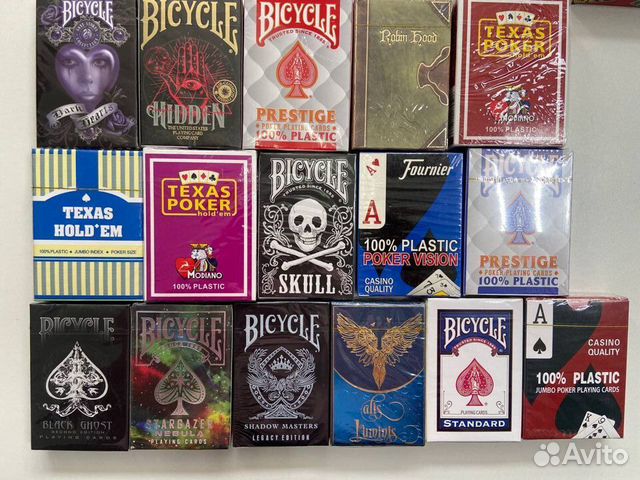 Пластиковые карты для покера Bicycle