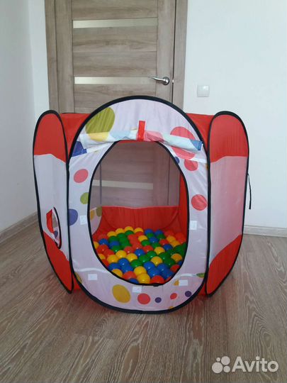 Детская палатка с шариками