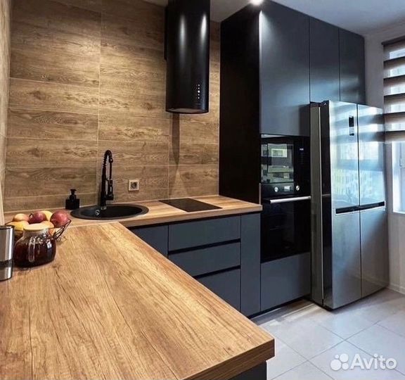 Кухня угловая лофт