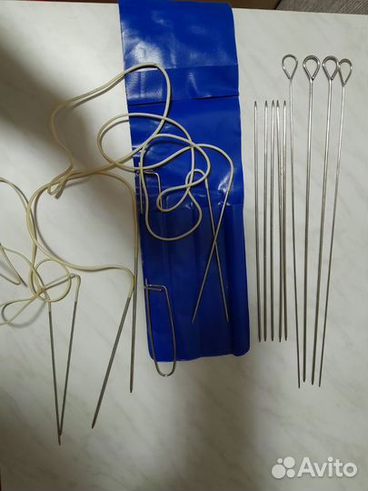 Веретено, спицы, чески для пуха