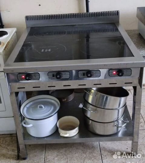 Плита индукционная 4 конфорки пищтех