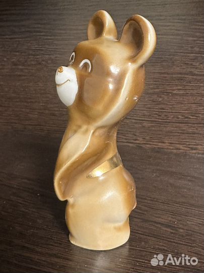 Олимпийский мишка Барановка фарфор СССР