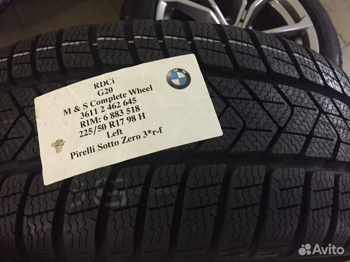 R17 Pirelli Winter Sottozero 3 225/50, PCD 5x112 DIA 66.6