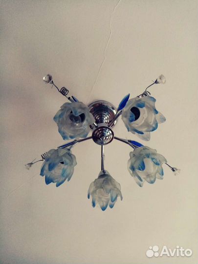 Люстра потолочная бу