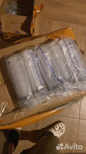 Шприц 500 мл с катетерным наконечником и трубкой 1