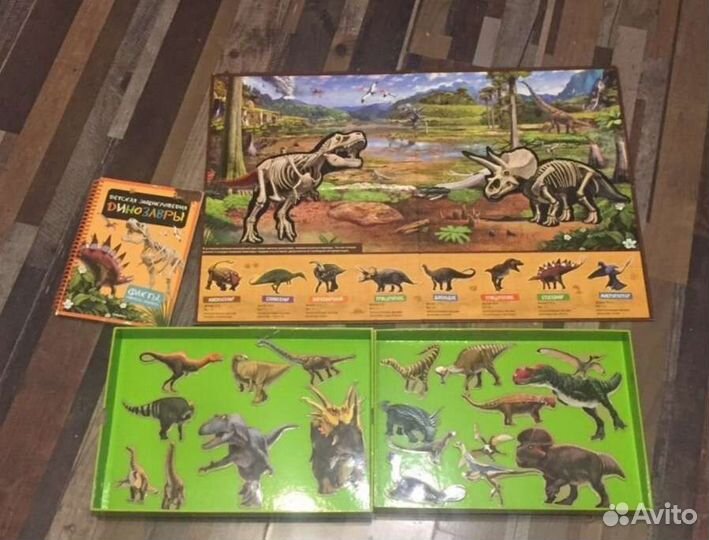 Энциклопедия Динозавры на магнитной доске