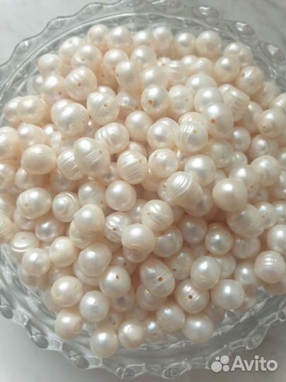 Белый жемчуг натуральный для Васту и украшений